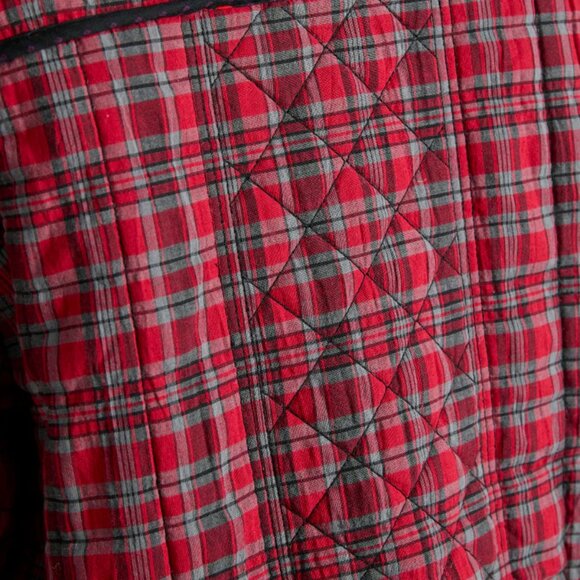 NWOT Damson Madder Macy Quilted Jacket - Red Check US 12 UK 16 - Picture 6 of 8